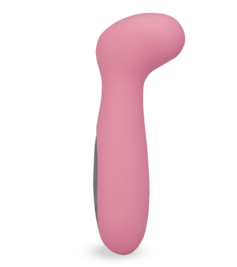 Kleiner Klitoris- und G-Punkt-Vibrator mit gekrümmter Spitze