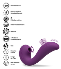 Load image into Gallery viewer, Klitoris- und G-Punkt-Stimulator Absolute