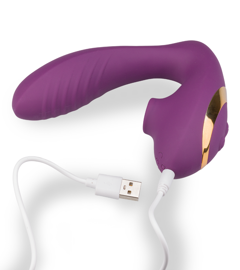Klitorisstimulator mit Druckwellen und Vibration Darling