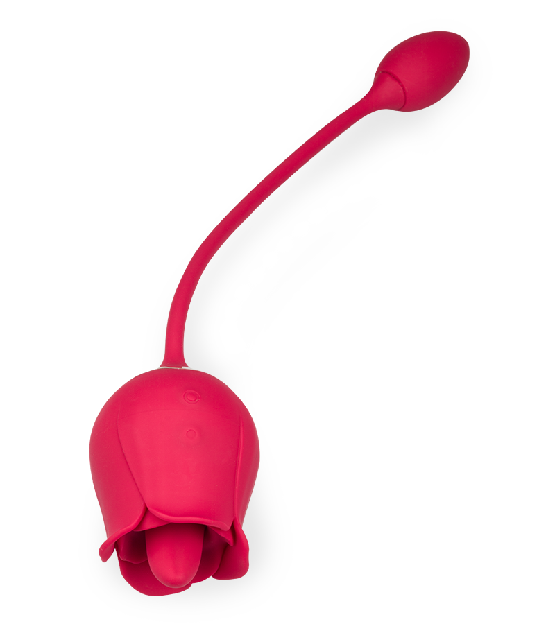 Klitorisstimulator mit Vibroei Blooming