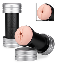Load image into Gallery viewer, Manueller Double-Hole-Masturbator Trudy