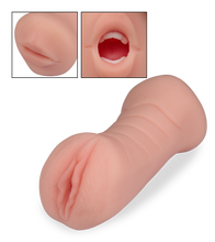 Load image into Gallery viewer, Manueller Masturbator mit Mund und Vagina Beverly