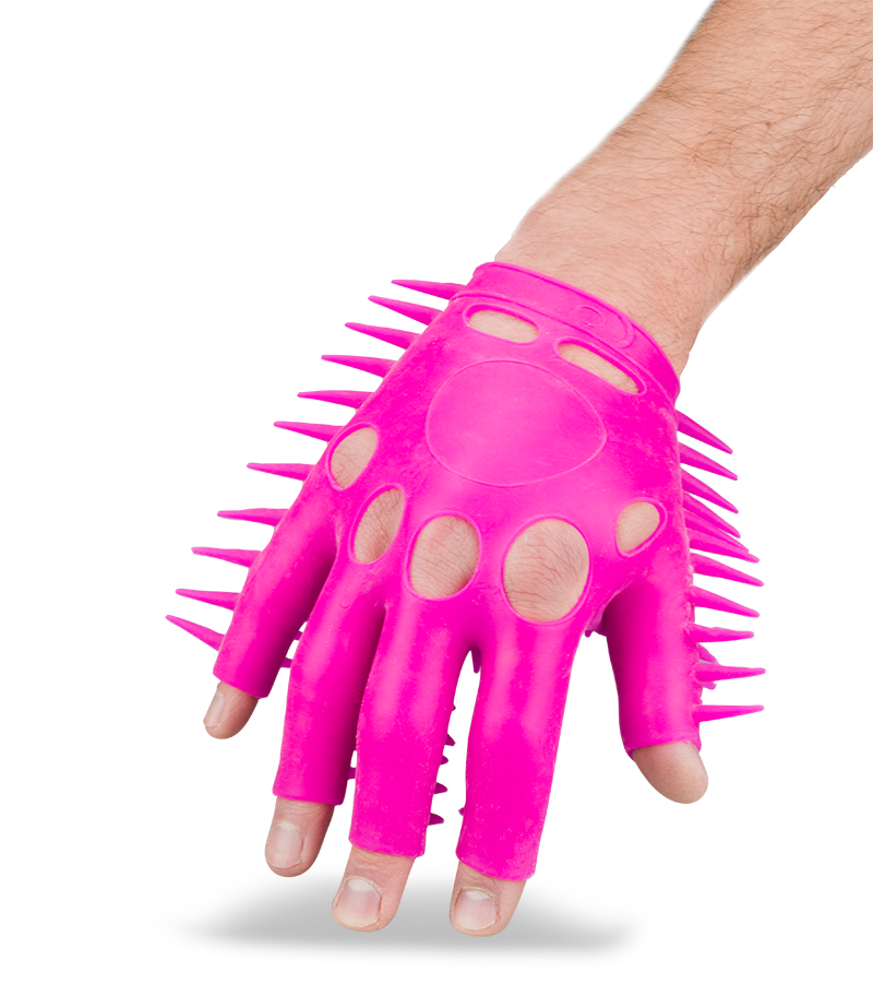 Masturbationshandschuh mit weichen Noppen