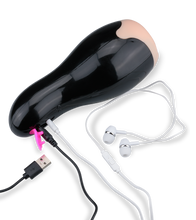Load image into Gallery viewer, Masturbator mit 12 Vibrationsmodi und Audiofunktion