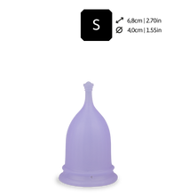 Load image into Gallery viewer, Menstruationstasse Poppycup 3 Größen