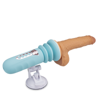 Load image into Gallery viewer, Mini-Sexmaschine mit Saugnapfdildo