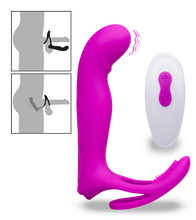 Load image into Gallery viewer, Multifunktionsvibrator mit Cockring Poly