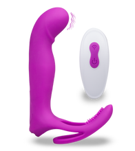 Load image into Gallery viewer, Multifunktionsvibrator mit Cockring Poly