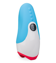 Load image into Gallery viewer, Mund-Masturbator mit Vibration und Heizung Blue Viper