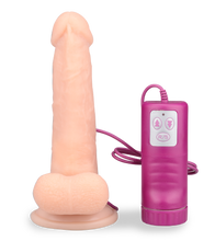 Load image into Gallery viewer, Naturdildo mit Rotationsfunktion und Saugfuß