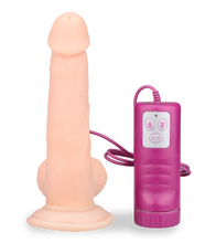 Load image into Gallery viewer, Naturdildo mit Rotationsfunktion und Saugfuß