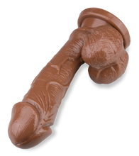 Load image into Gallery viewer, Naturdildo mit Saugnapf 19 cm
