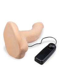 Load image into Gallery viewer, Naturdildo mit XL-Durchmesser und Vibration