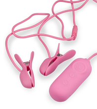 Load image into Gallery viewer, Nippelklemmen mit Estim und Vibration