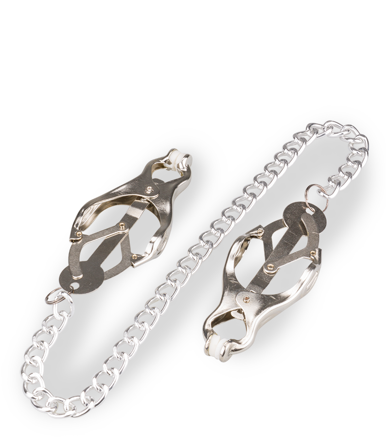 Nippelklemmen mit Kette Pincher