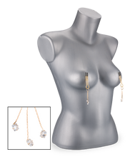 Load image into Gallery viewer, Nippelklemmen mit Strass Sirius