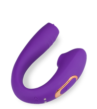 Load image into Gallery viewer, Paarvibrator und Druckwellenstimulator Ades