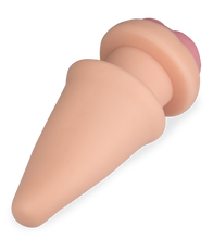 Load image into Gallery viewer, Penetrierbarer Analplug mit Anus-Öffnung
