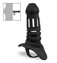 Load image into Gallery viewer, Peniskäfig aus Silikon Samurai