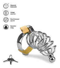 Load image into Gallery viewer, Peniskäfig mit Harnröhrenplug Delicious Chastity