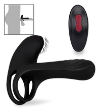 Load image into Gallery viewer, Penismanschette mit Vibration Franck