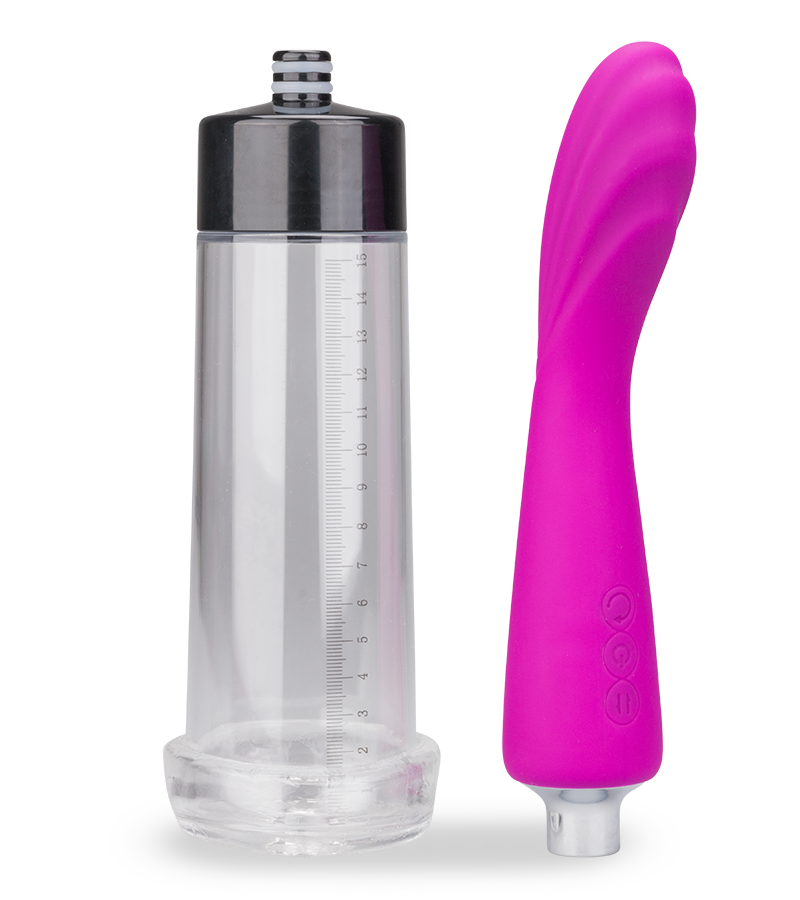 Penispumpe und Vibrator mit 7 Modi