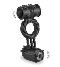 Load image into Gallery viewer, Penisring mit 2 Vibro-Bullets