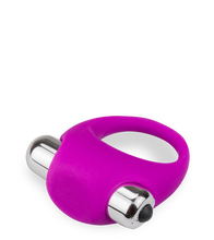 Load image into Gallery viewer, Penisring mit Vibration aus medizinischem Silikon Flirt