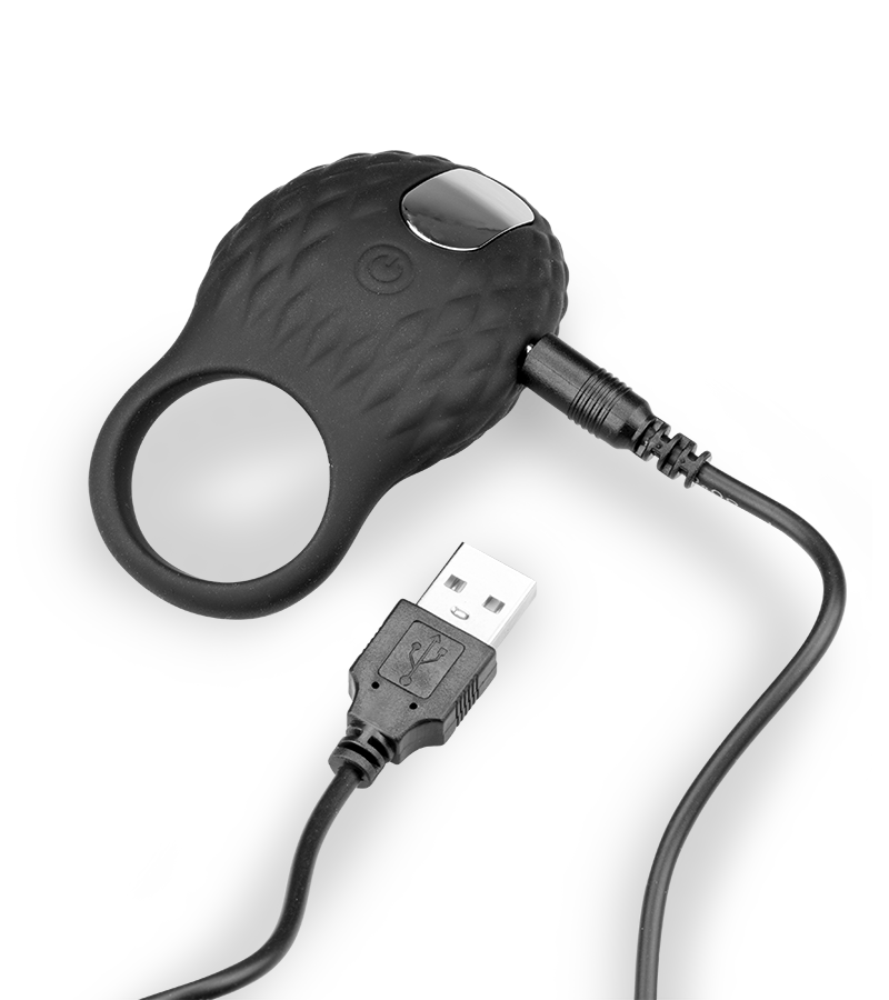 Penisring mit Vibration und Rillenstruktur 7 Modi