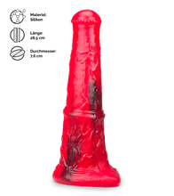 Load image into Gallery viewer, Pferdedildo mit großem Durchmesser