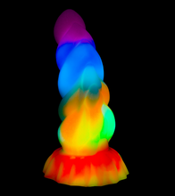 Load image into Gallery viewer, Phosphoreszierender Alien-Dildo mit Saugnapf Maltor