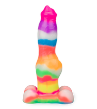 Load image into Gallery viewer, Phosphoreszierender Dildo mit Saugnapf Schäferhund