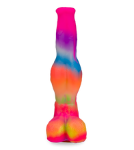 Load image into Gallery viewer, Phosphoreszierender Saugnapf-Dildo Dobermann