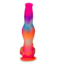 Load image into Gallery viewer, Phosphoreszierender Saugnapf-Dildo Dobermann