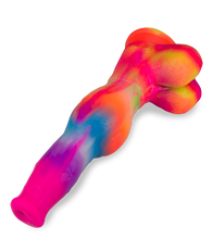 Load image into Gallery viewer, Phosphoreszierender Saugnapf-Dildo Dobermann