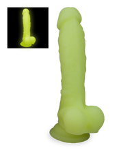 Load image into Gallery viewer, Phosphoreszierender Saugnapf-Dildo Osvald