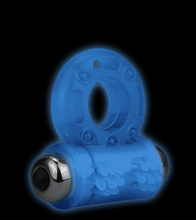 Load image into Gallery viewer, Phosphoreszierender Vibro-Cockring Lumino