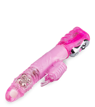 Load image into Gallery viewer, Pinker XL-Rabbit-Vibrator Butterfly mit Stoßfunktion