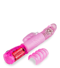 Load image into Gallery viewer, Pinker XL-Rabbit-Vibrator Butterfly mit Stoßfunktion
