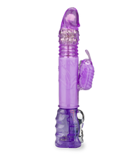 Load image into Gallery viewer, Pinker XL-Rabbit-Vibrator Butterfly mit Stoßfunktion