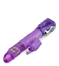 Load image into Gallery viewer, Pinker XL-Rabbit-Vibrator Butterfly mit Stoßfunktion