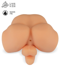 Load image into Gallery viewer, Po-Masturbator mit Anus und weichem Penis