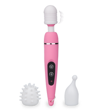 Load image into Gallery viewer, Power Wand Massager mit 3 Aufsätzen