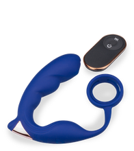 Load image into Gallery viewer, Prostata-Massagegerät mit Doppel-Cockring Fury