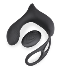 Load image into Gallery viewer, Prostata-Massagegerät mit Vibration und Doppel-Cockring Pro P