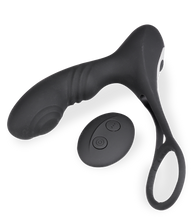 Load image into Gallery viewer, Prostata-Massagegerät mit Vibration und Penisring Hero