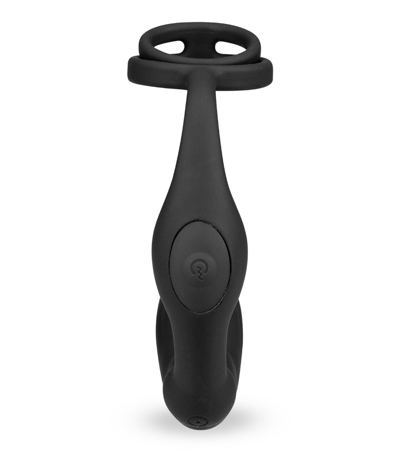 Prostata-Stimulator mit Vibration und Cockring Hedonism