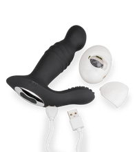Load image into Gallery viewer, Prostata- und Hoden-Stimulator mit Vibration und Stoßfunktion Artist