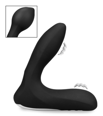 Prostatavibrator mit aufblasbarem Schaft
