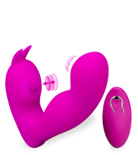 Load image into Gallery viewer, Pulsierender und vibrierender Klitoris- und G-Punkt-Stimulator